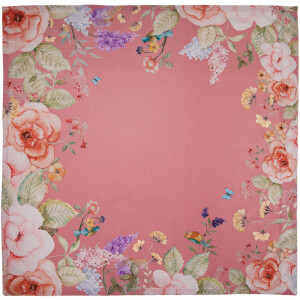 Tovaglia Clayre & Eef Rosé 100x100 cm Cotone...