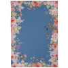 Strofinaccio da cucina Clayre & Eef FFA42BL Blu 50x70 cm con motivo floreale