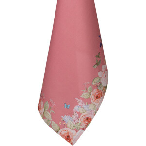 Strofinaccio da cucina Clayre & Eef FFA42P 50x70 cm Design floreale Rosa Cotone