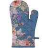Presina da forno Clayre & Eef FFA44BL Blu con Fiori 18x30 cm in Cotone Stile Country