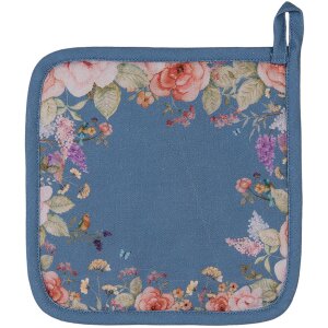 Presina in cotone Clayre & Eef FFA45BL Floreale...