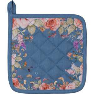 Presina in cotone Clayre & Eef FFA45BL Floreale...