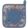 Presina in cotone Clayre & Eef FFA45BL Floreale Romantico Blu 20x20 cm