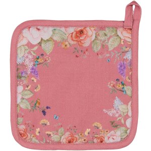 Presina in cotone Clayre & Eef FFA45P Rosa con motivo...