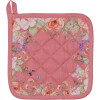 Presina in cotone Clayre & Eef FFA45P Rosa con motivo floreale 20x20 cm