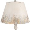 Lampada da tavolo Vintage Clayre & Eef Ø 36x70 cm Beige Grigio Oro E27 60W Metallo