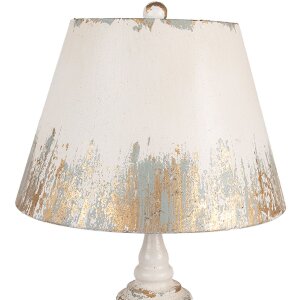 Lampada da tavolo Ø 36x55 cm E27/max 60W Clayre & Eef Beige Grigio Stile Vintage