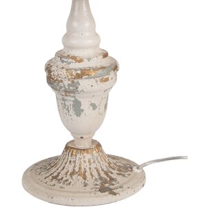 Lampada da tavolo Ø 36x55 cm E27/max 60W Clayre & Eef Beige Grigio Stile Vintage