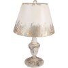 Lampada da tavolo Ø 36x55 cm E27/max 60W Clayre & Eef Beige Grigio Stile Vintage