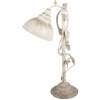 Lampada da tavolo Clayre & Eef 5LMC0051 Beige-Grigio 35x19x62cm Stile Vintage E27