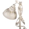 Lampada da tavolo Clayre & Eef 5LMC0051 Beige-Grigio 35x19x62cm Stile Vintage E27