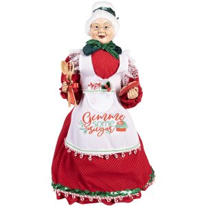 Clayre & Eef 66226 Decorazione Babbo Natale Rosso...