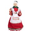 Clayre & Eef 66226 Decorazione Babbo Natale Rosso Bianco 18x18x46 cm