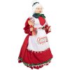 Clayre & Eef 66226 Decorazione Babbo Natale Rosso Bianco 18x18x46 cm