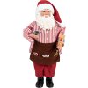 Clayre & Eef Decorazione Babbo Natale rosso 22x19x45 cm