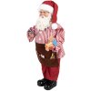 Clayre & Eef Decorazione Babbo Natale rosso 22x19x45 cm