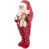 Clayre & Eef 66228 Decorazione Babbo Natale Rosso Bianco 45 cm