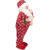 Clayre & Eef 66228 Decorazione Babbo Natale Rosso Bianco 45 cm