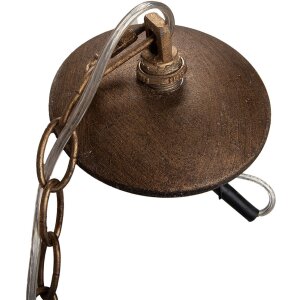 Lampada a sospensione Clayre & Eef 6LMP801 Oro Ø 20x22cm E14 Vintage Metallo