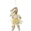 Ciondolo decorativo Elfo Clayre & Eef Beige-Oro 28 cm