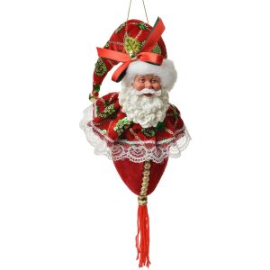 Clayre & Eef 66224 Ornamento Natalizio Babbo Natale...