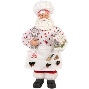 Decorazione Babbo Natale Clayre & Eef Bianco Rosso...