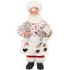 Decorazione Babbo Natale Clayre & Eef Bianco Rosso 15x10x28 cm