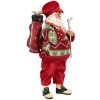 Clayre & Eef Babbo Natale Decorazione Golf 15x10x28 cm Rosso Verde