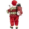 Clayre & Eef Babbo Natale Decorazione Golf 15x10x28 cm Rosso Verde