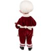 Clayre & Eef Decorazione Natalizia Elfo Rosso Bianco 15x10x28 cm