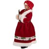 Clayre & Eef 66238 Decorazione Babbo Natale Rossa e Verde 14x10x28 cm