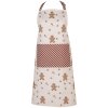 Grembiule Clayre & Eef CGM41 70x85 cm Beige-Marrone