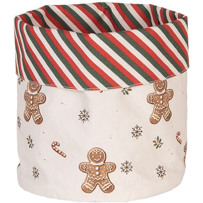 Cesto per pane Clayre & Eef CGM50 Ø 15x16 cm Beige Braun
