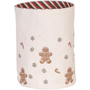 Cesto per pane Clayre & Eef CGM50 Ø 15x16 cm Beige Braun
