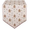 Runner da tavolo Clayre & Eef CGM65 50x160 cm Beige Marrone