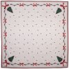 Tovaglia Clayre & Eef TCH01 100x100 cm Beige Verde Rosso