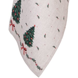 Strofinaccio Clayre & Eef TCH42 50x70 cm Beige, Verde, Rosso
