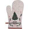 Guanto da forno Clayre & Eef TCH44 18x30 cm Beige, Verde, Rosso