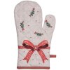Guanto da forno Clayre & Eef TCH44 18x30 cm Beige, Verde, Rosso