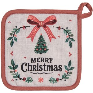 Presa per pentole Clayre & Eef TCH45 20x20 cm Beige,...