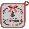 Presa per pentole Clayre & Eef TCH45 20x20 cm Beige, Verde, Rosso