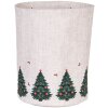 Cestino per il pane Clayre & Eef TCH50 Ø 15x16 cm Beige Verde Rosso