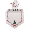 Cestino per il pane Clayre & Eef TCH50 Ø 15x16 cm Beige Verde Rosso