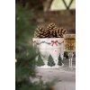 Cestino per il pane Clayre & Eef TCH50 Ø 15x16 cm Beige Verde Rosso