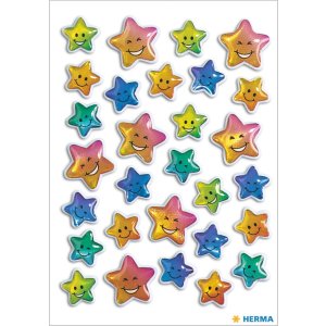 HERMA Etichette decorative MAGIC stelle colorate Pietra 1...
