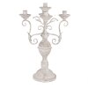 Portacandele Clayre & Eef 5Y1291 Ø 29x58 cm Bianco