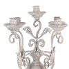 Portacandele Clayre & Eef 5Y1291 Ø 29x58 cm Bianco