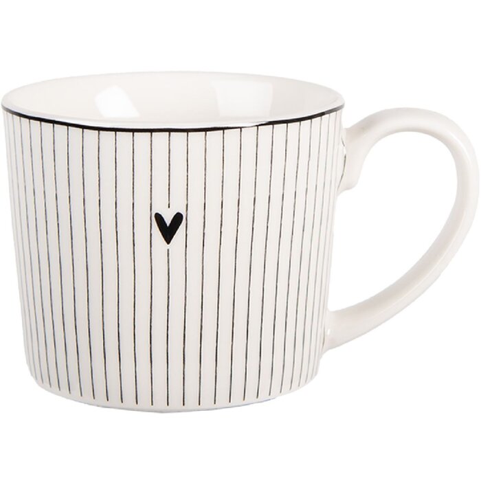 Tazza in porcellana Clayre & Eef 6CEMU0180 12x8x7 cm 275 ml