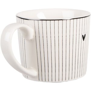 Tazza in porcellana Clayre & Eef 6CEMU0180 12x8x7 cm 275 ml