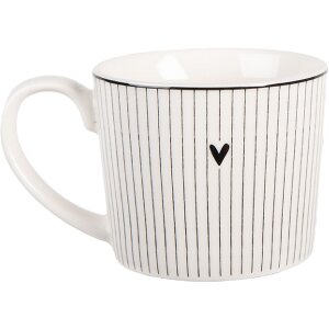 Tazza in porcellana Clayre & Eef 6CEMU0180 12x8x7 cm 275 ml